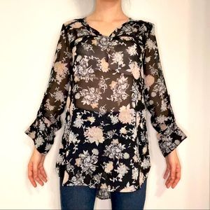 Mossimo Floral Blouse